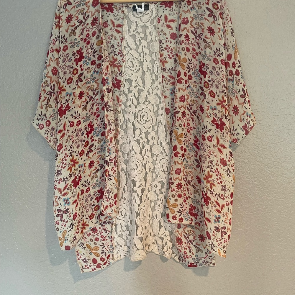 Women floral kimono boho style